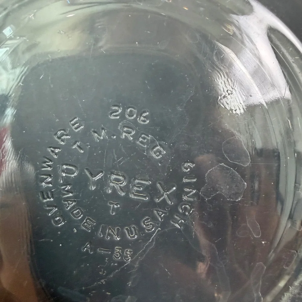 Pyrex set three